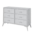 thumbnail image 1 of Cómoda MU:4LIFE Estilo Urban Chic 6 Cajones de Almacenamiento para Hogar y Oficina Organizador Cajonera Estructura Metálica Forrada en Tela Cajones de Tela No Tejida Gris Claro, 1 of 5