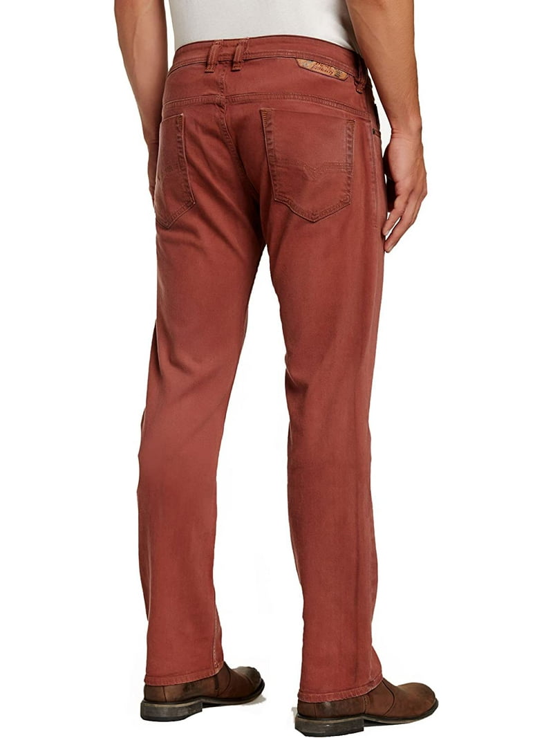 Diesel Safado Slim Straight Leg Jean Trouser, Red, Size 29,