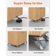 thumbnail image 4 of M Buder Heavy Duty Furniture Movers, Dolly Set Rotatable Rubber Universal 4 Wheels, Alloy Steel Furniture Moving Dolly, 1800 LBS Load Capacity, 5.3 in x 5.3 in, 4 of 8
