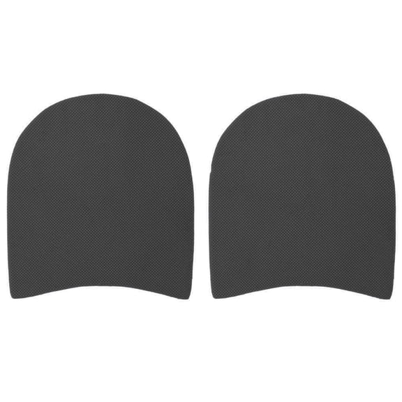 Heel pad, shoe repair rubber heel, rubber anti-slip sole pad replacement thickened sole pad shoe repair accessories[Black]