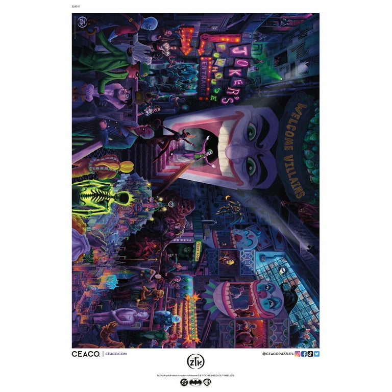 Ceaco Thomas Kinkade The Joker's Ball 1000-Piece Interlocking