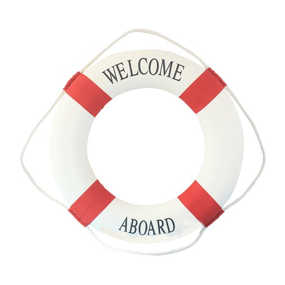 Nomeni Room Decor Clearance, Summer Nautical Theme Decoration Lifebuoy Home Outdoor Wall Decoration Ornaments Desk Decor Red