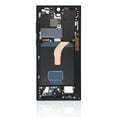 thumbnail image 3 of Replacement Mid-Frame Housing Compatible For Samsung Galaxy S22 Ultra 5G (North American Version) (Phantom Black), 3 of 8