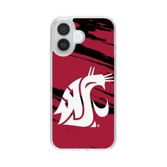 Washington State Cougars HD Phone Case Compatible with MagSafe Apple iPhone 17 (Paint) by Affinity Bands