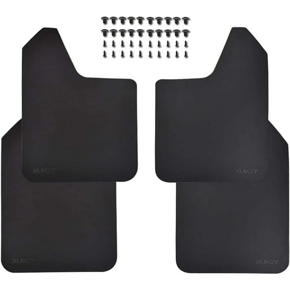 XUKEY 4x Mud Flaps for Car SUV Pickup Truck Universal Mudguards Splash Guards