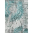 thumbnail image 2 of Addison Rugs Chantille Indoor/Outdoor Transitional Abstract Teal Washable Rectangle Rug, 3' x 5', 2 of 6