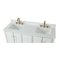 thumbnail image 4 of 60" White Tenant Brand Bertone Bathroom Sink Vanity, 4 of 6