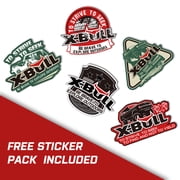 X-BULL Traction Track Traction Boards Kits Recovery Track 2PCS Sand Mud Snow Track Tire Ladder 4WD Olive 2.0 with Leashes+Stickers