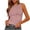 Pink, variant on breaise Women's Sleeveless Tank Tops 2025 Summer Clothes Crew Neck Racerback Slim Cropped Casual Ribbed Knit Shirt Top S-XXL