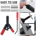 thumbnail image 5 of 42PCS Plastic Rivet Gun Kit,Pop Rivet Gun Kit with Non-Slip Handle for Quick Dismantling & Installing Rivets,Professional Plastic Rivets Tools Kits Including 4 Sizes Fasteners, 5 of 5