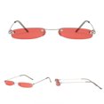 thumbnail image 1 of Small Square Sunglasses Street Photography Ocean Piece Glasses Red, 1 of 3