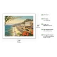 thumbnail image 2 of Visit Lahaina - Maui Hawaii - Vintage Hawaiian Travel Poster by Kerne Erickson - Fine Art Matte Paper Print (Unframed) 18x24in, 2 of 4