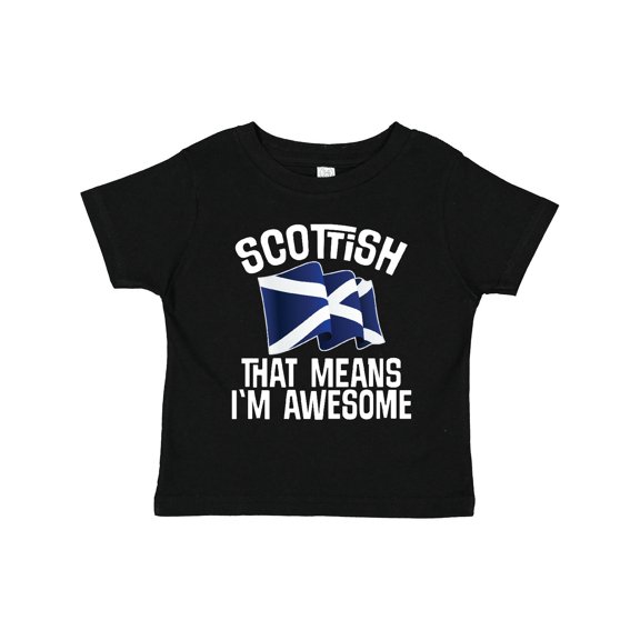 Inktastic Scottish Pride Scotland Flag Boys or Girls Toddler T-Shirt