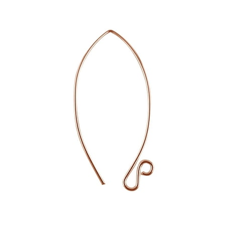 FRG-222-30MM Rose Gold Overlay 20 Gauge Marquise Shape Elegant Clean Wire Simply The Best Stylish
