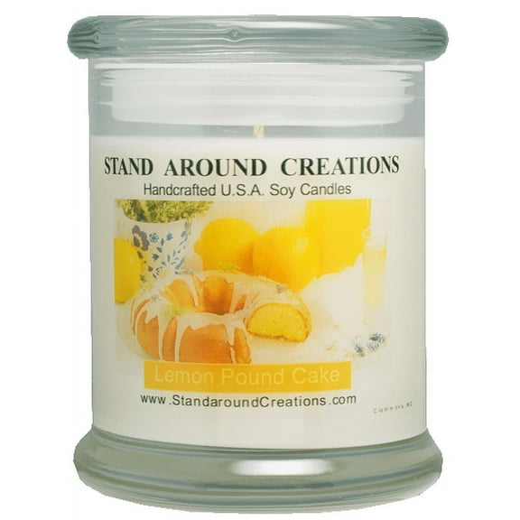 LEMON POUND CAKE STATUS 12-OZ. ALL NATURAL SOY CANDLE