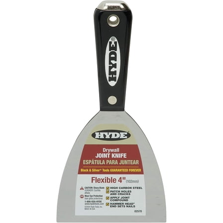 HYDE 02570 Flex Hammer Head Joint Knife, 4" W