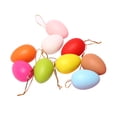 thumbnail image 2 of Yuarrent 12 piezas 64,2 cm huevos de Pascua decoración del hogar colgante simulación plástico cáscara de huevo decoración artesanías Kits de decoración para fiestas, 2 of 6