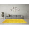 thumbnail image 3 of Ahgly Company Indoor Rectangle Abstract Yellow Modern Area Rugs, 5' x 8', 3 of 4