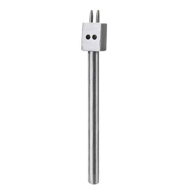 GROWTH TANK 8.0mm Round Hole Row Punch Stitching Leather Craft Cutter Tool 2 Prong 8mm Space