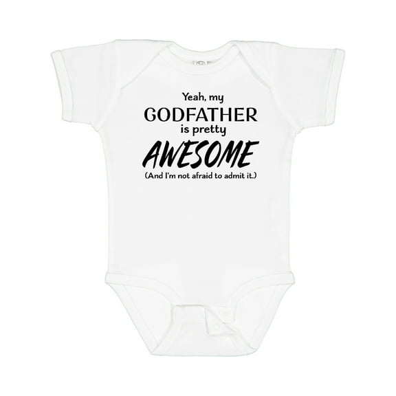 Inktastic Yeah My Godfather is Pretty Awesome Boys or Girls Baby Bodysuit