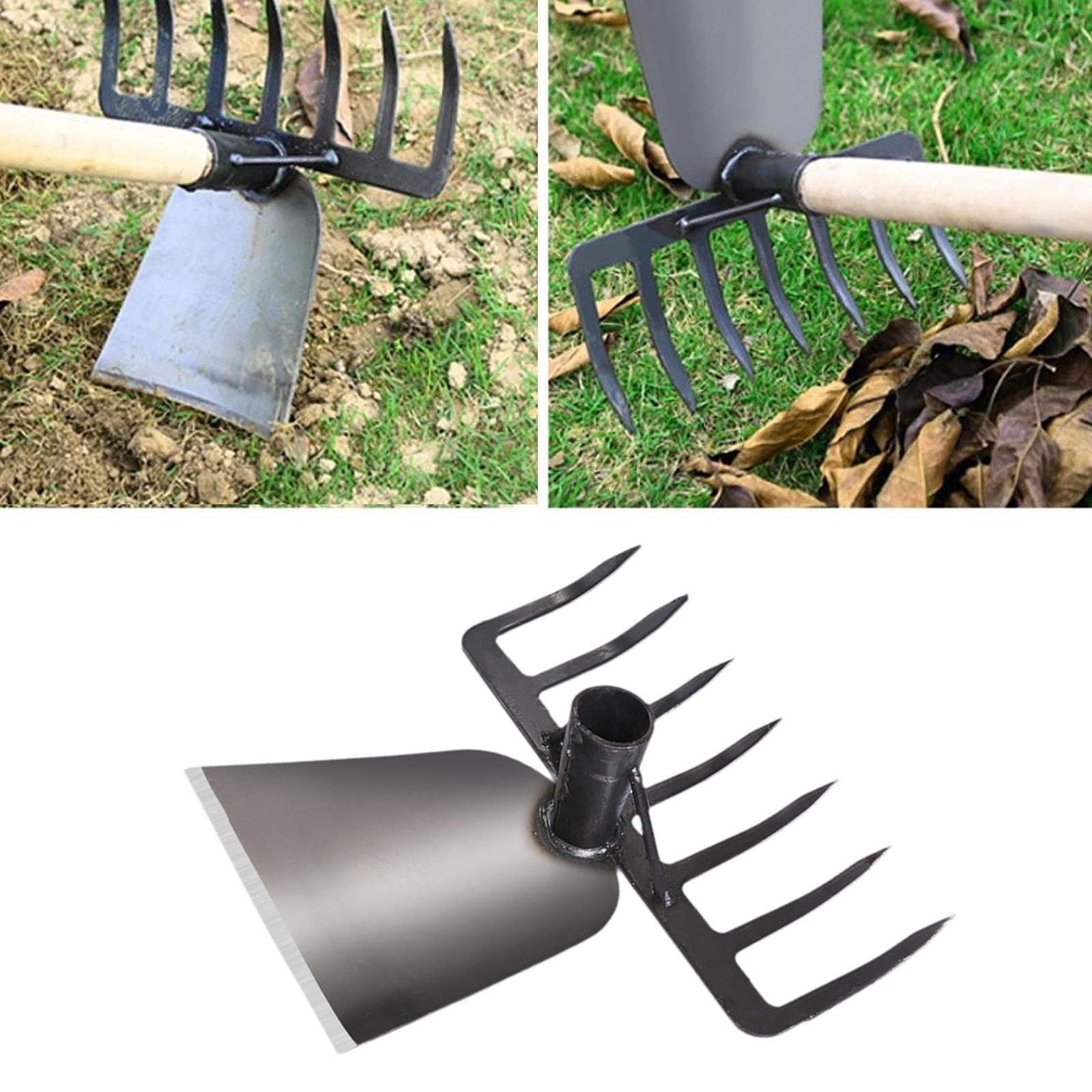figatia Gardening Hoe ing Rake Removal Garden Tool Sturdy Garden Hand Rake Tool for Yard Lawn Garden ing Soil Loosening