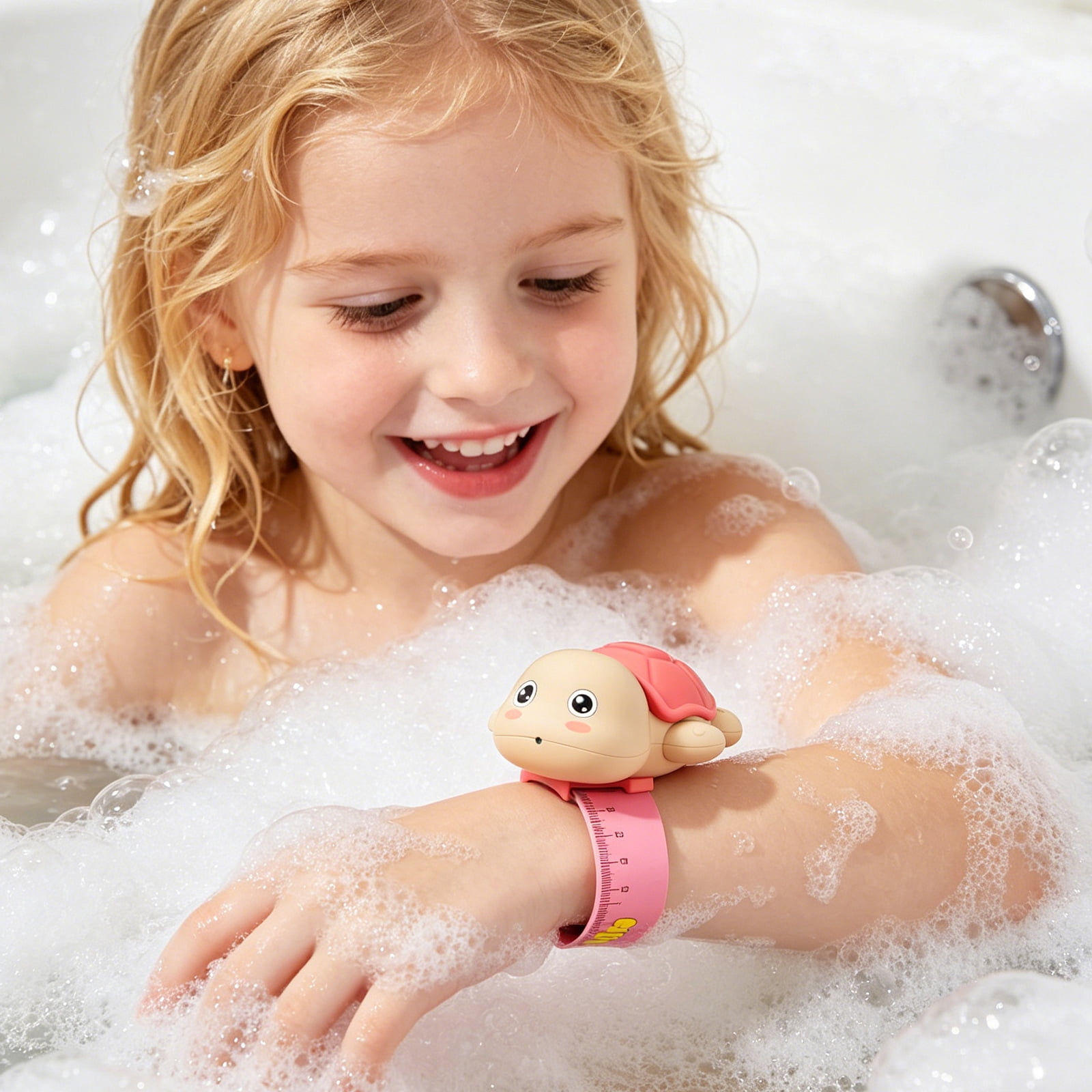 Cartoon Turtle and Dolphin Wrist Watch Water Spray Toy, Summer Water Play Activity, Wristband Squirt Gun for Bath Time, Outdoor Wrist Mounted Toy, Light Green
