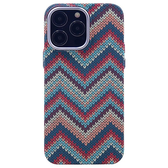 For iPhone 15 Pro Case Luminous Magnetic Phone Shell Compatible with MagSafe - M Pattern