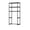 Black, variant on 3-Tier Over Toilet Storage Rack – Freestanding Metal Bathroom Organizer Shelf – Space Saver Cabinet – Fits Most Toilets, Easy Assembly – For Bathroom or Laundry Room – White