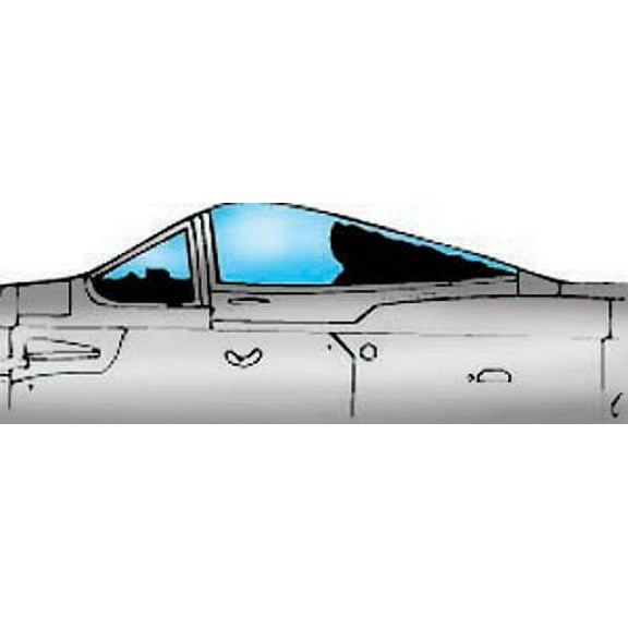 AD-6 Skyraider Vacuform Canopy x2 for Monogram (1/48 model  kit accessory)
