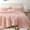 Blush-Twin, variant on Blush King Size Faux Fuzzy Bedding Set 3 Pieces All Season Use