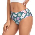 thumbnail image 2 of Fotbe Cute Rabbit Easter Calzones Estampados para Mujer – Ropa Interior de Algodón, Cómoda, Suave y Elástica-4X-Large, 2 of 6
