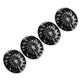 thumbnail image 1 of Snap On Car Truck SUV Hub Cap, 4PCS Wheel Covers 14 Inch Clip On Stylish Design Universal Replacement for R14 Tires, with Universal Fit Steel Hub Caps Set of 4, 1 of 7