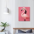 thumbnail image 4 of COMIO  Pink Aesthetic Poster Preppy Room Decor Cute Flamingo Wall Art Canvas Poster Picture Paintings For Living Room Bedroom, 4 of 5