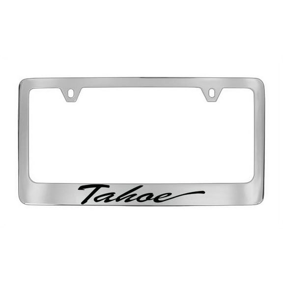 Chevrolet Tahoe Chrome Plated Metal License Plate Frame Holder