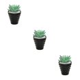 thumbnail image 1 of Matsuzay Bonsái Artificial para exteriores, simulación decorativa, suculentas en miniatura de PVC, Mini plantas, hogar, jardín, oficina, Type1 NO1, 1 of 6