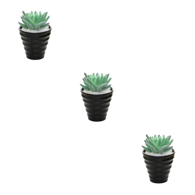 Matsuzay Bonsái Artificial para exteriores, simulación decorativa, suculentas en miniatura de PVC, Mini plantas, hogar, jardín, oficina, Type1 NO1