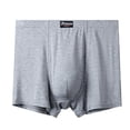 thumbnail image 7 of SGFCWSX Men's Plus-Size Seamless Boxer Shorts** Gray 4XL, 7 of 7