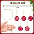 thumbnail image 2 of 100Pcs Christmas Ornament Hangers,7.87In Durable Gold Ornaments Hooks for Tree,Fast Locking Ropes for Holiday Party Hanging Decorations, 2 of 6