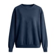 thumbnail image 4 of Women's Round Neck Print Comfortable Long Sleeve Hoodie Top For Daily Casual, 4 of 9
