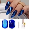 thumbnail image 1 of Esmalte de uñas Double Rhythm Cat Eye Gel 15 ml con purpurina holográfica, 1 of 8