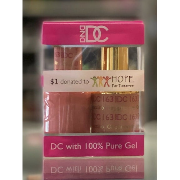DND - DC Duo Soak off Gel & Matching nail polish, #163 - Cappuccino