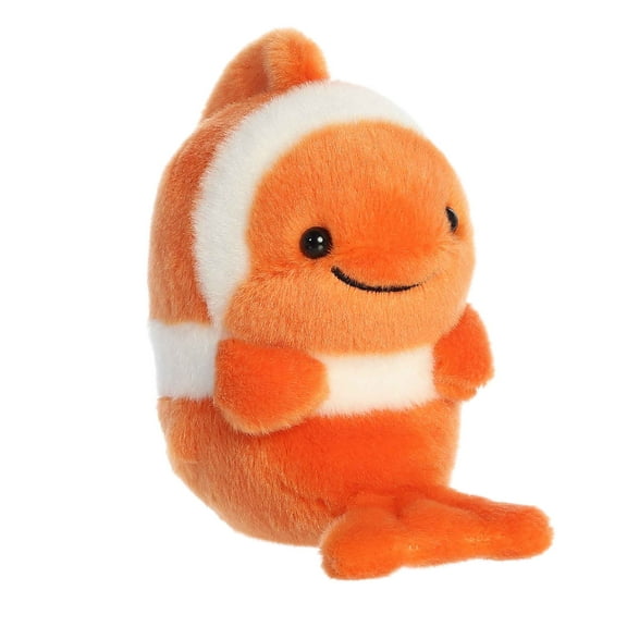 Aurora - Mini Orange Rolly Pet - 5.5" Comic Clown Fish - Playful Stuffed Animal