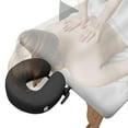 thumbnail image 5 of Saloniture Adjustable Massage Table Face Cradle and Pillow 3" Foam - Black, 5 of 7