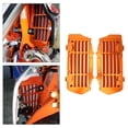 thumbnail image 1 of Motorcycle Radiator Guard Cover Protector, Overheat Proof Durable 1 Pair Water Cooler Radiator Guard Cover Protector  for 125cc To 500cc 125 150 SX 250 SX-F Orange, 1 of 7