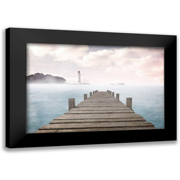 Allen, Kimberly 14x11 Black Modern Framed Museum Art Print Titled - Out to Sea Scene