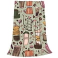 thumbnail image 2 of Fuzoiu Coffee Makers Macaroons Chocolate Print Ultra-Soft Micro Fleece Blanket,All Seasons Flannel Throw, Lightweight Blanket for Bed, Sofa, Couch, Movie Night, Camping, and Travel-40"x30", 2 of 7