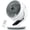 White, variant on Fan for Bedroom, 13-Inch Oscillating Table Air Circulator Fan for Whole Room, 120° Tilt Adjustment, 25dB Ultra-Quiet, 75ft Powerful Airflow, 4 Speeds Desk Fans with Remote for Home, Office