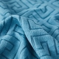thumbnail image 3 of Nvzi 1 pieza de funda protectora elástica de felpa completamente envuelta extraíble y lavable para cabecera de dormitorio, funda protectora para respaldo de cama, largo 120 cm (gris claro), 3 of 5