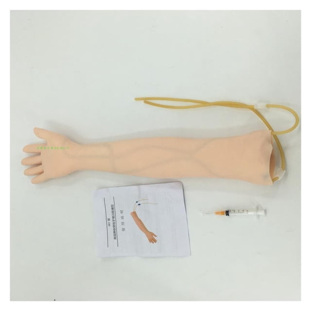 Pratique Anatomique Taille Réelle Phlébotomie Venipuncture Simulateur Médical Kit de Formation Infirmière, Longue Durée