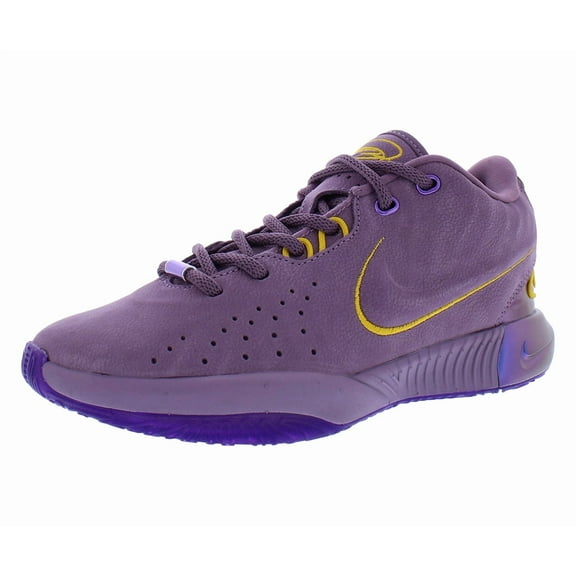 Nike Lebron Xxi Gs Boys Shoes Size 4.5, Color: Purple/Yellow